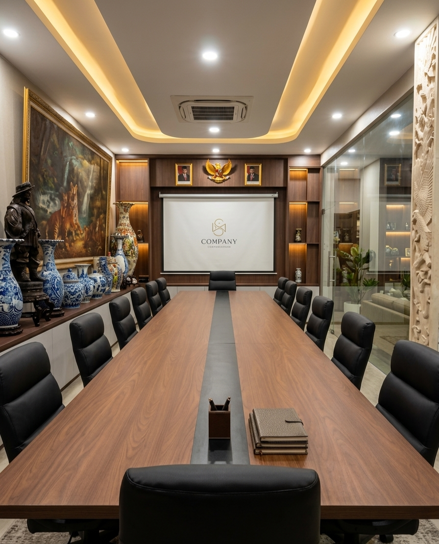 Interior Ruang Meeting
