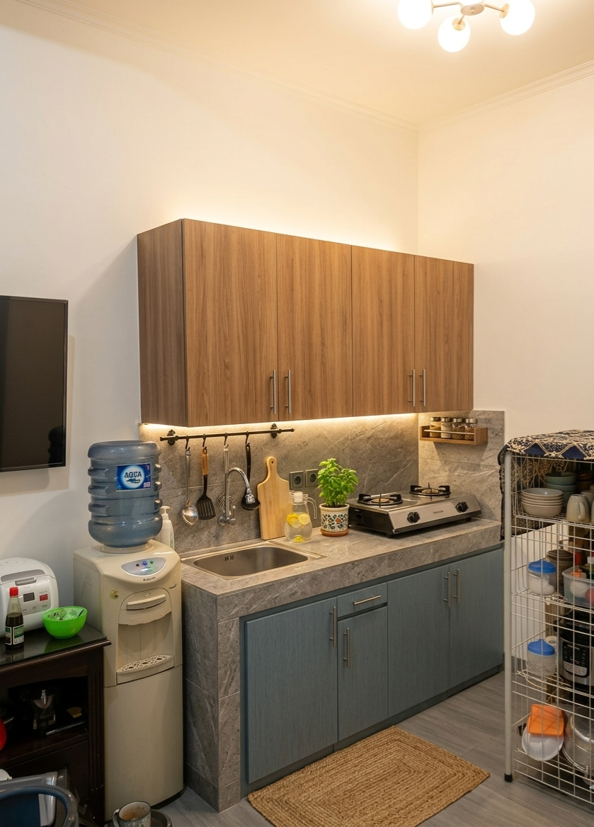 Kitchen Set Untuk Dapur Kecil. Tetap Estetik dan Rapi